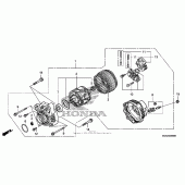 Схема узла: Генератор для Honda GL1800 Gold Wing