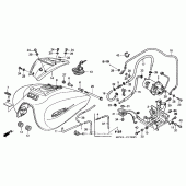 Схема узла: Топливный бак для Honda VTX1800