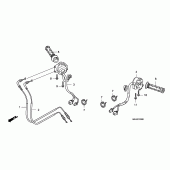 Схема узла: Switch/cable для Honda CBF1000