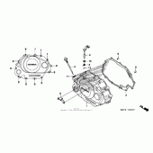 Схема вузла: Right crankcase cover (2) для Honda CRF150 CRF150F