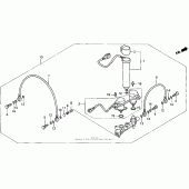 Схема вузла: A / se air distributor для Honda GL1500 Gold Wing Special Edition