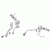 Схема вузла: Пульт управління рульовой для Honda VFR800 VFR