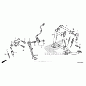 Схема узла: Подставка для Honda ST1300 Pan-European