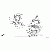 Схема вузла: Cowl Pocket для Honda ST1300 Pan-European Police