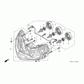 Схема вузла: Фара (CBR900RR2,3) для Honda CBR900RR CBR954RR Fireblade