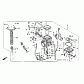 Схема вузла: Карбюратор для Honda FMX650