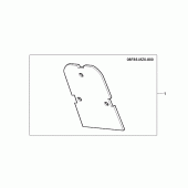 Схема вузла: Backrest trim для Honda GL1500 F6C