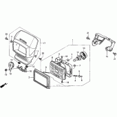 Схема вузла: Фара для Honda XR650