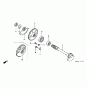 Схема вузла: Балансир для Honda CRF450 CRF450R