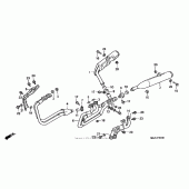 Схема узла: Выхлопная система для Honda ST1100 Pan-European