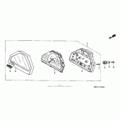 Схема вузла: Спідометр для Honda CBR1000 CBR1000RR Fireblade