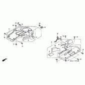 Схема вузла: Middle cowl (CBR1000RR4 / 5) для Honda CBR1000 CBR1000RR Fireblade
