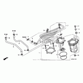 Схема узла: Топливный насос для Honda VT750 Shadow Phantom