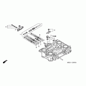 Схема узла: Дроссельная заслонка (COMPONENT PARTS) для Honda VFR800 VFR
