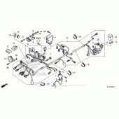 Схема вузла: Електрообладнання для Honda CRF250 CRF250L