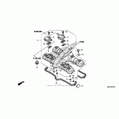 Схема узла: Клапанная крышка для Honda CB1100