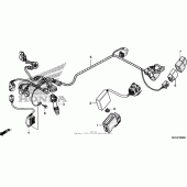 Схема вузла: Електрообладнання для Honda CRF250 CRF250X