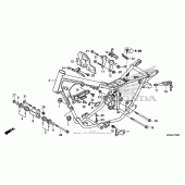 Схема вузла: Рама для Honda CMX250 Rebel