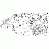 Схема узла: Water pipe для Honda GL1800 Gold Wing F6B Bagger