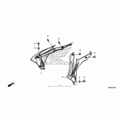 Схема вузла: Радіатор для Honda CRF450 CRF450R