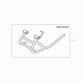 Схема узла: Maintenance stand для Honda VT600 Shadow VLX