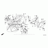 Схема вузла: Top Shelter для Honda CBR600 CBR600RR