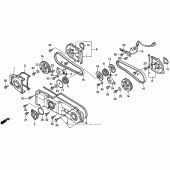 Схема вузла: Front cover для Honda GL1500 Gold Wing Special Edition