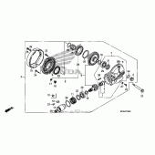 Схема вузла: Final driven gear для Honda NT700 NT700V