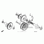 Схема вузла: Balancer для Honda VT1300 Fury