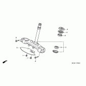 Схема вузла: Рульова траверса для Honda XL650 Transalp
