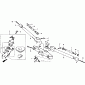 Схема вузла: Кермо для Honda CBR600 CBR600F3