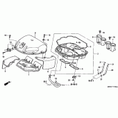 Схема узла: Воздушный фильтр (`01-`06) для Honda CBR600 CBR600F4i