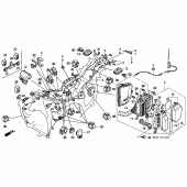 Схема узла: Электрооборудование для Honda GL1500 Gold Wing Aspencade