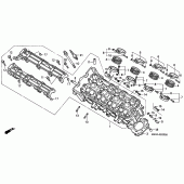 Схема вузла: Головка циліндра для Honda CBR900RR CBR919RR Fireblade