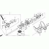 Схема вузла: Масляний насос для Honda GL1500 Gold Wing Interstate