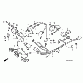 Схема узла: Электрооборудование (E/F/G/IT/SP/2G/2IT) для Honda XL600 Transalp