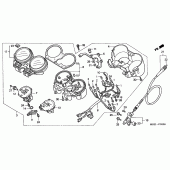 Схема узла: Панель приборов (CB600F2) для Honda CB600F Hornet