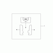 Схема узла: Trunk mat set для Honda GL1800 Gold Wing