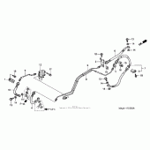 Схема узла: A proportioning control + valve для Honda ST1100 Pan-European