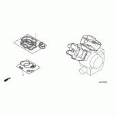 Схема вузла: Комплект прокладок А для Honda VTR1000 VTR SP-1