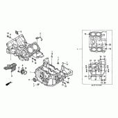 Схема вузла: Картер двигуна для Honda ST1100 Pan-European