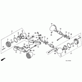 Схема вузла: Поворотники для Honda VT600 Shadow VLX