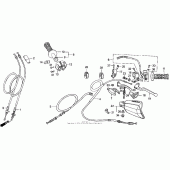 Схема вузла: Switch + cables для Honda XR250