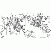 Схема вузла: Клапанна кришка для Honda VT1100 Shadow Sabre