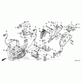 Схема узла: Выхлопная система для Honda VFR1200 VFR