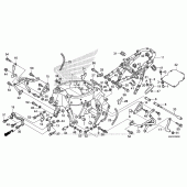 Схема узла: Рама для Honda ST1300 Pan-European Police