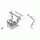 Схема вузла: Fuel injector для Honda CBR600 CBR600RR