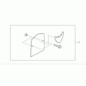 Схема вузла: Backrest plate для Honda VT750 Shadow Aero