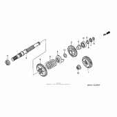 Схема вузла: Final shaft для Honda NRX1800 Valkyrie Rune