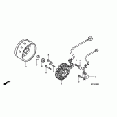 Схема узла: Генератор (XL125V1/2/3/4/5/6) для Honda XL125 Varadero